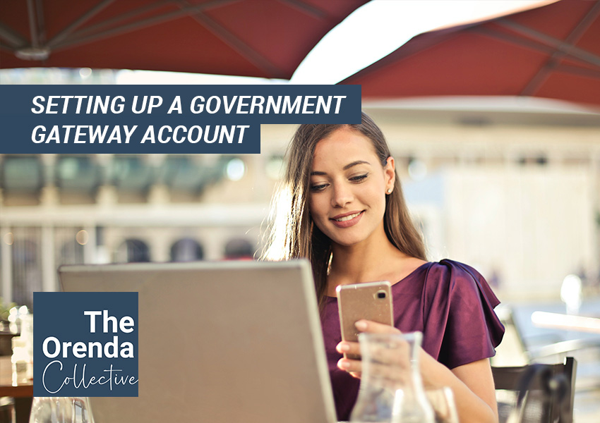 how to set up a government gateway account